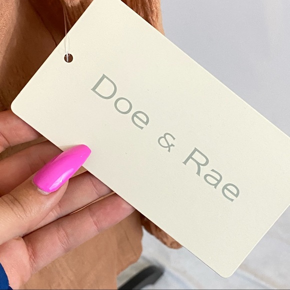 Doe & Rae Rusty Light Weight Blouse Small - Picture 3 of 4